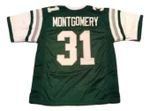 Men Wilbert Montgomery Custom Stitched Unsigned Football Green Nfl Jersey Nfl Jersey