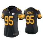 Women's Color Rush Chris Wormley Pittsburgh Steelers Black NFL Jersey