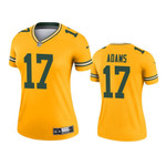 Women's Packers Davante Adams #17 Inverted Legend Gold Jersey