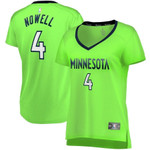 Jaylen Nowell Minnesota Timberwolves Women's Fast Break NBA Jersey Green - Statement Edition