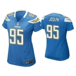 Women's Linval Joseph Los Angeles Chargers Light Blue Game NFL Jersey