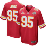 Super Bowl LVI Champions Kansas City Chiefs Chris Jones #95 Red Men's Jersey