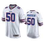 Buffalo Bills Gregory Rousseau #50 Game White NFL Men Jersey