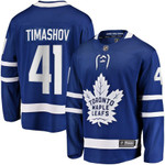 Dmytro Timashov Toronto Maple Leafs Player NHL Jersey - Blue