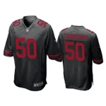 Men's Pita Taumoepenu San Francisco 49ers Black Game NFL Jersey