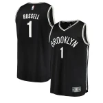 D'angelo Russell Brooklyn Nets Fast Break Nba Jersey Black - Icon Edition