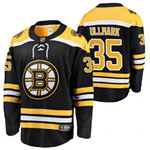 Boston Bruins Linus Ullmark # 35 2021 Home Player Black Jersey
