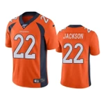 Denver Broncos Kareem Jackson Orange 100th Season Vapor NFL Jersey
