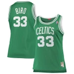 Larry Bird Boston Celtics Mitchell &amp; Ness Women's Plus Size Swingman Nba Jersey - Kelly Green