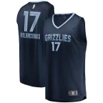 Jonas Valanciunas Memphis Grizzlies Fast Break Nba Jersey - Icon Edition - Navy