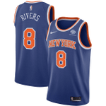 Austin Rivers New York Knicks 2021/22 Swingman Patch Jersey Royal - Icon Edition