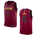 Men's Cleveland Cavaliers #0 Kevin Love Icon Swingman Nba Jersey - Maroon