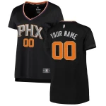 Phoenix Suns Women's Fast Break Custom Nba Jersey Black - Statement Edition