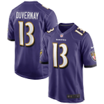 Devin Duvernay Baltimore Ravens Game Jersey - Purple