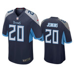 Titans Navy Janoris Jenkins #20 Game Jersey, Men