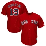 Jackie Bradley Jr. Boston Red Sox Majestic Alternate Official Cool Base Player MLB Jersey - Scarlet