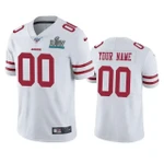 San Francisco 49ers Custom White Super Bowl Liv Vapor NFL Jersey
