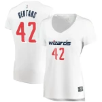 Davis Bertans Washington Wizards Women's Fast Break NBA Jersey White - Association Edition