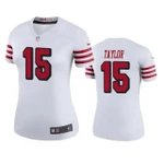 49ers Trent Taylor White Color Rush Legend NFL Jersey