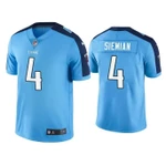 Men's Tennessee Titans Trevor Siemian Vapor Light Blue NFL Jersey