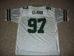 Men Kenny Clark Unsigned Custom Green Bay White Sewn New Football NFL Jersey NFL Jersey