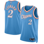 Kawhi Leonard LA Clippers 2021/22 Swingman Jersey - City Edition - Light Blue