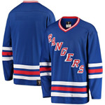 New York Rangers Premier Breakaway Heritage Blank NHL Jersey - Blue
