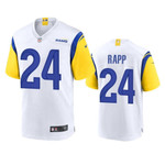Rams White Taylor Rapp #24 Alternate Game Jersey, Men
