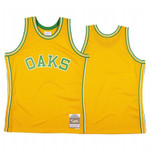 Men's Oakland Oaks Aba Yellow Hardwood Classics 1968-69 NBA Jersey