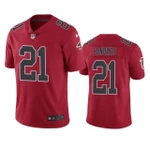 Falcons Deion Sanders Red Color Rush NFL Jersey