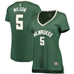 D.j. Wilson Milwaukee Bucks Women's Fast Break Player NBA Jersey - Icon Edition - Hunter Green