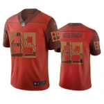 San Francisco 49ers Charlie Woerner Orange City Edition Vapor NFL Jersey