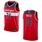 Men's Washington Wizards #34 C.j. Miles Icon Swingman Nba Jersey - Red