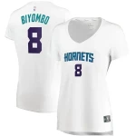 Bismack Biyombo Charlotte Hornets Women's Fast Break Player NBA Jersey - Association Edition - White