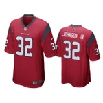 Men's Lonnie Johnson Jr. Houston Texans Red Game NFL Jersey