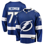 Men's Tampa Bay Lightning Victor Hedman Blue Home Premier Breakaway Player NHL Jersey