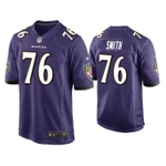 Men's Andre Smith Baltimore Ravens Purple Game NFL Jersey