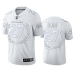 Seahawks White Marquise Blair #27 Platinum Limited Jersey, Men