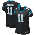 Robby Anderson Carolina Panthers Women's Game Player Jersey - Black