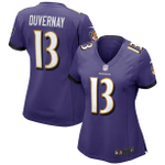 Devin Duvernay Baltimore Ravens Women's Game Jersey - Purple