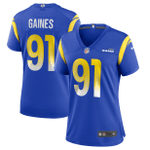 Greg Gaines Los Angeles Rams Women's Game Jersey - Royal