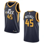 Men's Utah Jazz #45 Donovan Mitchell Icon Swingman Nba Jersey - Navy