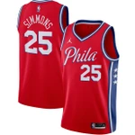 Ben Simmons Philadelphia 76ers Jordan Brand 2020/21 Swingman Nba Jersey - Statement Edition - Red
