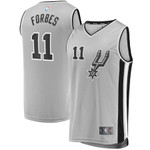 Bryn Forbes San Antonio Spurs Fast Break Player Nba Jersey - Statement Edition - Silver