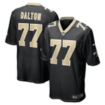 Jalen Dalton New Orleans Saints Game Jersey - Black