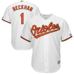 Tim Beckham Baltimore Orioles Majestic Home Cool Base Player MLB Jersey - White Color
