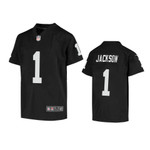 Youth Raiders DeSean Jackson #1 Black Game Jersey