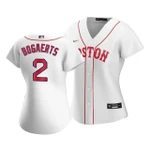 Red Sox Xander Bogaerts #2 2021 Patriots' Day White Women MLB Jersey