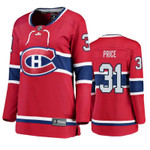 Montreal Canadiens Carey Price #31 Breakaway Player Home Red Jersey - Women