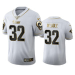 Rams Eric Weddle #32 White Golden Edition 100th Season Jersey, Men